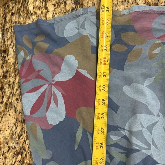 FRESH PRODUCE Deep Dive Blue Fresh Blossoms Lily Fit And Flare Dress Size M - Picture 11 of 11